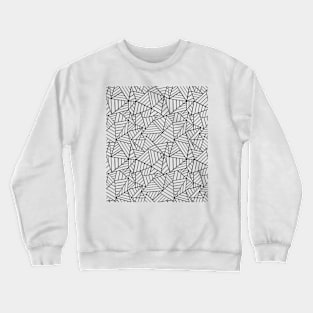 Abstract Lines New 2 White Crewneck Sweatshirt